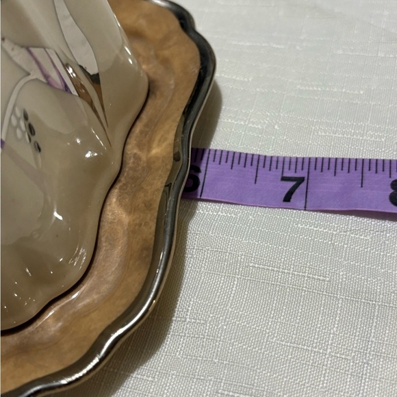 Vintage Sandland Covered Butter Dish - Picture 10 of 12